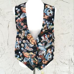 Vintage Sports Theme Vest